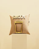 A well-placed cushion ties together the sleek design of this modern Lahore living area.