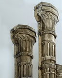 Detailed view highlighting the intricate patterns and fine craftsmanship of the sculpture.
