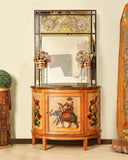 A stylish chest adds elegant storage and classic charm to this sophisticated living room, made in Lahore.