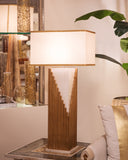 Modern Diaphone lamp with soft ambient light, enhancing any room’s decor, handmade in Lahore.