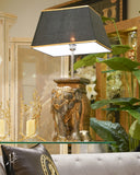 Elephant decorative lamp with soft warm lighting, handmade in Lahore, adding charm and style to any living room.