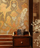 A beautifully crafted accessory adds a touch of elegance and personality to this stylish living room, handmade in Lahore.