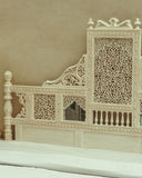 Close-up of the bed detailing, offering a glimpse of comfort and modern design.