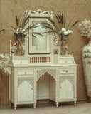 Stylish dresser frame with clean lines and ample storage, designed to complement the overall bedroom look.