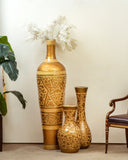 Motia Terracotta in a luxurious living room setting, showcasing the natural beauty of handmade home decor from Lahore, Pakistan.