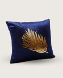Unique printed pattern cushion complements modern and traditional decor, made by skilled artisans.