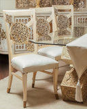 Comfortable dining chair with a minimalist design, blending seamlessly into any décor.