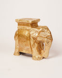 A bold, organic shape made by hand in Lahore creates a captivating focal point in the space.
