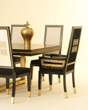 Modern dining arrangement designed to enhance your home’s dining experience.