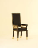 Comfortable dining chair with sleek design, perfect for everyday use.
