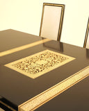 Carefully arranged dining accessories that complete the look with subtle sophistication.