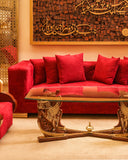 Cozy sofa set perfect for relaxing moments and adding charm to your home space.