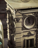 Detailed view of the Clock Table’s polished surface and handcrafted finish, reflecting the skill of Lahore’s artisans.