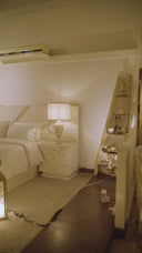 Video of jhoomer bed set showing full styling, texture, and room layout.
