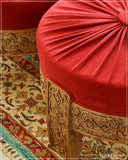 Elegant handmade pouffe, perfect for home furniture in Lahore, Pakistan.