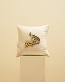 A beautifully designed cushion adds elegance and comfort to this modern living room, made in Lahore.

