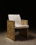 Elegant wooden chair designed for comfort and style, perfect for enhancing any living room or office space.
