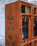Close-up of the intricate details and finish on the cabinet, showcasing expert craftsmanship from Lahore.

