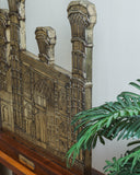 Focus on the texture and design details that showcase expert artistry in this unique sculpture.

