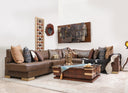 Full living room sofa arrangement featuring stylish seating, a center table, and matching accessories.

