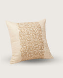 Decorative cushion with detailed embroidery, designed to enhance comfort and style in your home decor.
