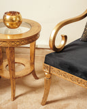 Detailed view highlighting the chair’s clean lines and comfortable cushioning, ideal for any contemporary space.




