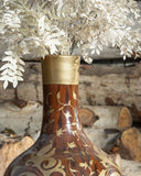 Close-up of the terracotta set highlighting its intricate patterns.
