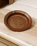 Hand Painted Tray showcased in a luxurious setting, featuring handmade home decor from Lahore, Pakistan.


