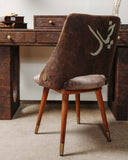 Wide view showcasing the writing desk as a centerpiece for productive and stylish home office decor.


