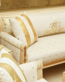 Smooth premium upholstery, refined stitching, and plush cushions designed for comfort with elegant Italian style.