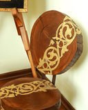 Artistic chair set featuring bold shapes and clean lines, ideal for contemporary interiors.


