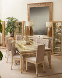 This artisan dining set brings timeless charm and style to your dining room, crafted by skilled hands in Lahore.