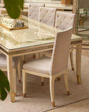 The exquisite craftsmanship of this dining set adds warmth and sophistication to any dining area, proudly made in Lahore.