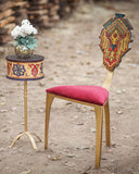 Eye-catching chair set with innovative design, ideal for stylish spaces that value form over softness.

