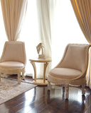 Elegant chair set enhances modern living room style with sleek design and comfort, perfect for any home or office space.