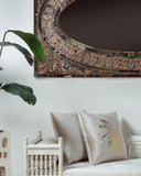 This elegant Deewan showcases fine craftsmanship and adds a cozy touch to any living space.

