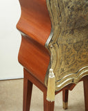 Close-up showing the detailed craftsmanship and texture of the chest, highlighting its quality and design.

